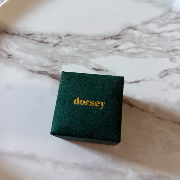 Dorsey Emile Earrings Lab Blue Sapphire Sterling Silver - Picture 7 of 7